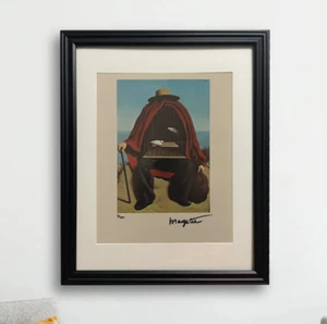 Rene Magritte handsignierter Originaldruck mit Echtheitszertifikat und +3.500 $ Wertschätzung - Bild 1 von 13