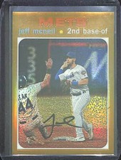 2020 Topps Heritage Gold Chrome Refractor #THC-492 Jeff McNeil No 4 of 5