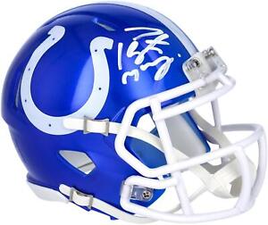 Peyton Manning Indianapolis Colts Signed Riddell Flash Speed Mini Helmet