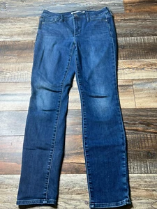 Athleta Skulptek Skinny Jeans mittelwasch Baumwollmischung mittlerer Aufstieg - Bild 1 von 14