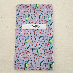 Riley Blake Princess Dreams 2016 Purple Frog C5492 1 Yard x 44" - Picture 1 of 6