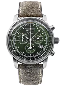 Zeppelin Men's Alarm Chronograph 100 Years Zeppelin Chrono 8680-4 - Picture 1 of 4