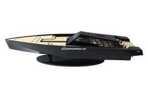 Wally Power 118 World Top Yacht Handarbeit Holz Modellyacht - Bild 1 von 16