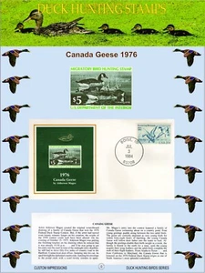 DUCK HUNTING STAMPS CANVAS WALL ART PAINTING PICTURES HANGING POSTERS HOME DECOR - Picture 1 of 1