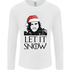 Xmas Let it Snow Funny Christmas Mens Long Sleeve T-Shirt