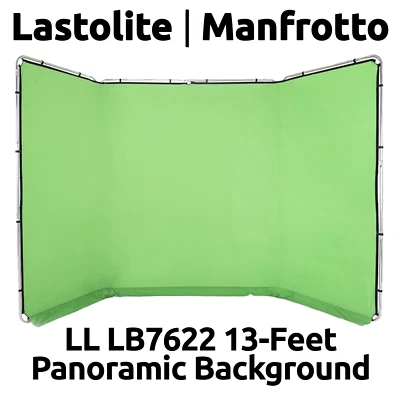 Fondo clave croma verde panorámico Lastolite / Manfrotto 7'x 13' [LL LB7622] Foto 1 de 4