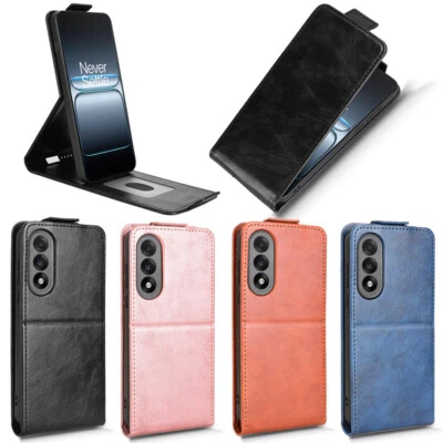 For OnePlus Ace 5 Ultra, Luxury Vertical Up-Down Leather Wallet Stand Case Cover - Image 1 of 4