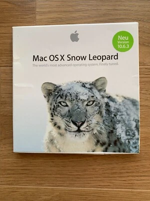 Apple Mac OS X 10.6.3 Snow Leopard - Instalar DVD, pegatinas Apple, manual - en caja Foto 1 de 3