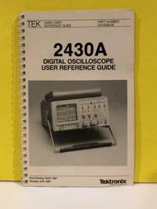 Tektronix 070-6339-00 2430A Digital Oscilloscope User Reference Guide - Picture 1 of 2