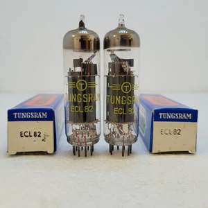 Tubo ECL82 6BM8 Tungsram Hungría par emparejado probado 100%+ nuevo en caja - Imagen 1 de 3