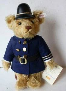 Steiff Teddybär Tweed Roosevelt Polizeikommissar Teddybär signiert von Tweed - Bild 1 von 1