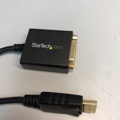 Startech Display Port to VGA Video Adapter Converter DP2VGA2 Black - Image 1 of 4
