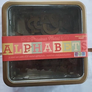 We R Memory Keepers Alfabeti in Metallo Prezioso Numeri 102 Pezzi Ottone Vintage - Foto 1 di 4