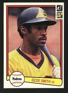 1982 Donruss San Diego Padres Baseball Card #94 Ozzie Smith