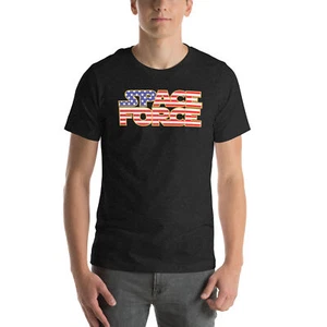 Space Force Star Wars American Flag Edition Parody T-Shirt - Picture 1 of 43