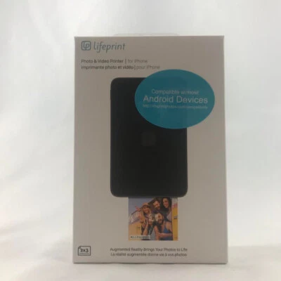 Lifeprint 2x3 Portable Photo and Video Printer for iPhone and Android Black - Image 1 of 4