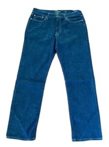 Lucky Brand Men's 363 Straight Jean 33x32 Dark Blue Classic Fit Straight Leg NWT - Picture 1 of 2