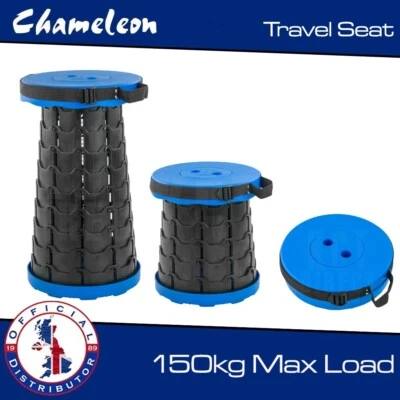 Telescopic Camping Stool Lightweight Folding Multifunction Portable Camping Seat - Image 1 of 4