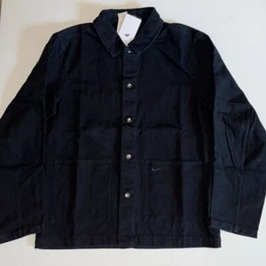 Nike Life S Mens Chore Coat Canvas Utility Button Jacket Faded Black FN0356 $135 - Picture 1 of 9