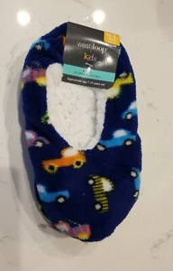 West Loop Kids Slipper Socks Cars  Size M/L, shoe 12-2 Ages 7-10 years NWT - Picture 1 of 1