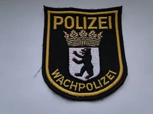 Polizei-Aufnäher  Wachpolizei Berlin  ca  8,5x10cm - Picture 1 of 1