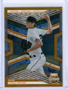 Noble Meyer 2023 Panini Elite Extra Edition Baseball Status Orange /275 #51 - Picture 1 of 2