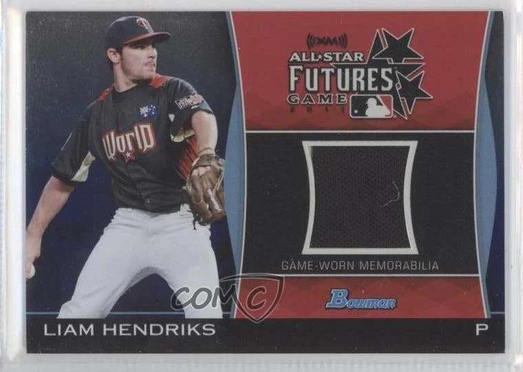 2011 Bowman Draft Futures Game Relics Blue /199 Liam Hendriks #FGR-LH - Image 1 of 2