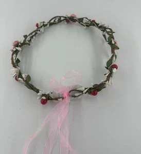 LED Flower Crown with Berry Detail - Picture 1 of 5