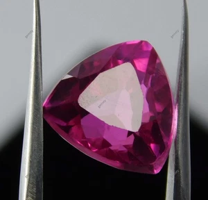 Rubí Paloma Natural Corte Trillón 8.25 Ct CERTIFICADO Piedras Preciosas Sueltas Rubí Rosa - Imagen 1 de 7