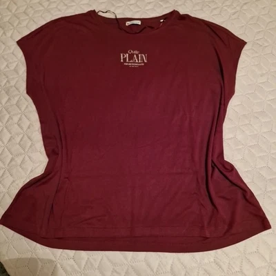 Shirt Street one Gr 46 Weinrot - Bild 1 von 3