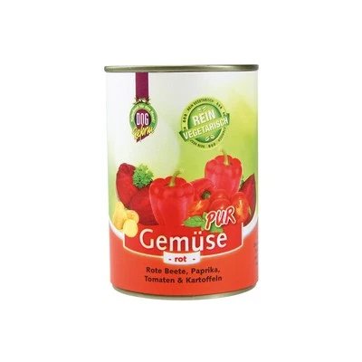 Schecker Nassfutter - Gemüse PUR - veggi - 12 x 410 g getreidefrei - Diätfutter  - Bild 1 von 3