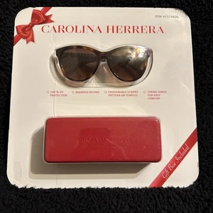Carolina Herrera Damen Sonnenbrille Vollrand Rot Etui Neu Originalverpackt.  Pec - Bild 1 von 6