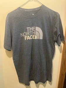 The North Face Vintage Blue T-Shirt, Men's Medium - Picture 1 of 3