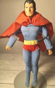 Modellino vintage Mego Superman 8" originale 1974 DC Comics senza emblema o stivale - Foto 1 di 12