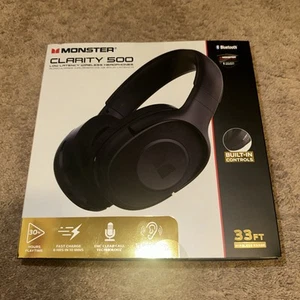 Monster Wireless Bluetooth Over-Ear Headphones ☆Brand New/Open Box☆ - Picture 1 of 4