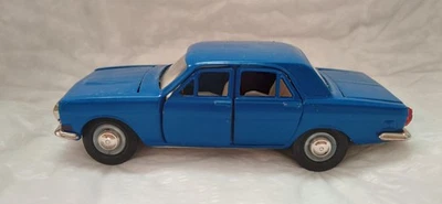 Volga GAZ 24 A14 without Made in 1:43. Blue. Tantal USSR. Nylon interior - Image 1 of 4