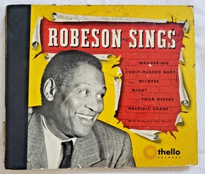 PAUL ROBESON SINGS Othello Recs R-101 1953 1/3 LP Signed Ltd. Ed Copy No 798 - Imagen 1 de 14