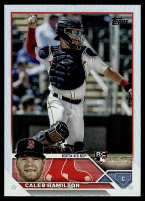 2023 TOPPS SILVER FOIL Caleb Hamilton Rookie Boston Red Sox #US160 - Image 1 of 2