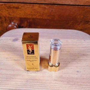 Vintage 90s Yves Saint Lauren Rouge Écrin Jewel Lipstick Number 3 Damaged Tip - Picture 1 of 10