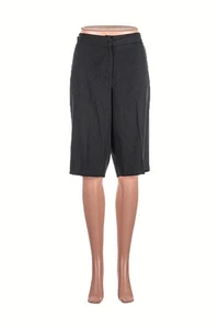 Larry Levine Women Shorts Trouser 10 Black Polyester - Picture 1 of 2