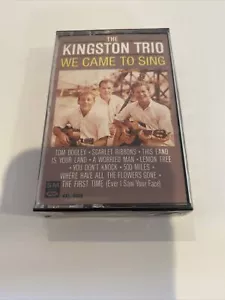 The Kingston Trio ~ We Came to Sing Cassette Tape 9 Tracks 1984 Capitol Sealed - Picture 1 of 2