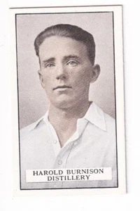 1926 Gallaher Famous Footballers #45 HAROLD BURNISON ✦ DISTILLERY - Picture 1 of 2