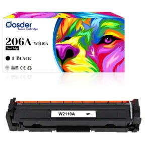 206A Toner schwarz (ohne Chip), für HP Color LaserJet Pro M255dw/M282/283fdw (W2110A) - Bild 1 von 2