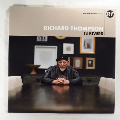 RICHARD THOMPSON – 13 Rivers 2018 1st US Issue LP w/ shrink & hype NM - Image 1 of 4