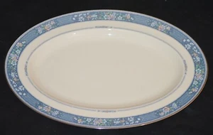 NORITAKE BONE CHINA OVAL SERVING PLATTER 14" RANDOLPH PATTERN 9721 - Bild 1 von 2