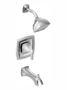MOEN Voss Single Handle Bathtub and Shower Faucet Trim Kit Only No Valve Chrome - Picture 1 of 1