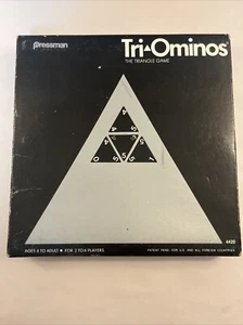 Vintage Tri-ominos The Triangle Game 1968 By Pressman - Picture 1 of 6