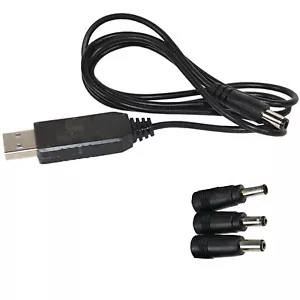 USB to DC 12V Cable for Shure PS21 PS23 FP22 FP24 FP33 Mixer, PG4 PG88 Receiver - Picture 1 of 11