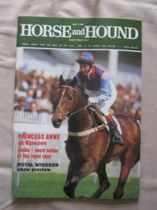HORSE and HOUND - MAY 3 1985 - PRINCESS ANNE AT EPSOM - Picture 1 of 1
