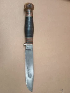 Vintage Wade & Butcher Sheffield England Knife Stag Pommel original condition - Picture 1 of 11